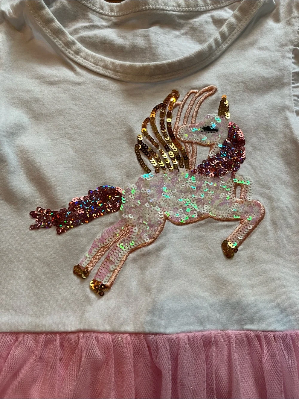 Girls Unicorn & Rainbow Dress Bundle - Pink, Coral, Teal, Multicolor
